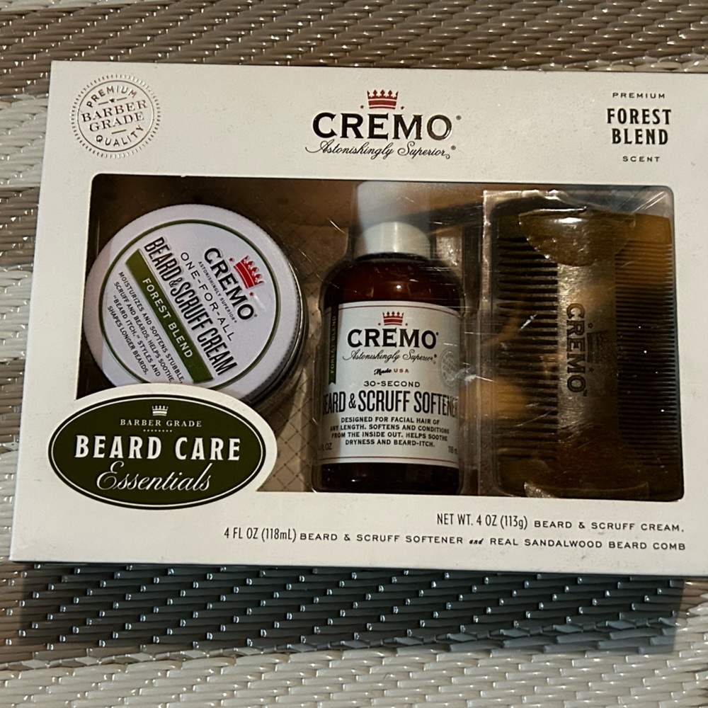 Creamo Beard Care Essentials Kit- Brand New in Packaging